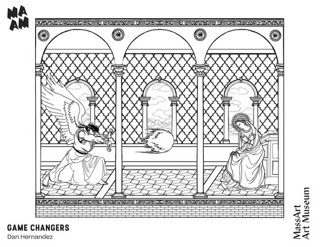 MAAM Game Changers Dan Hernandez Coloring Page 2020